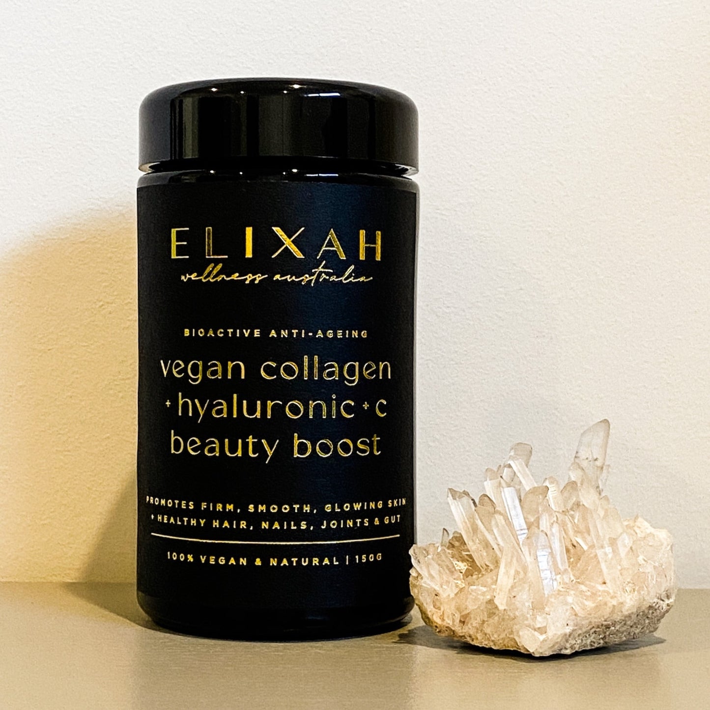 VEGAN COLLAGEN + HYALURONIC + C BEAUTY BOOST - Glass Jar