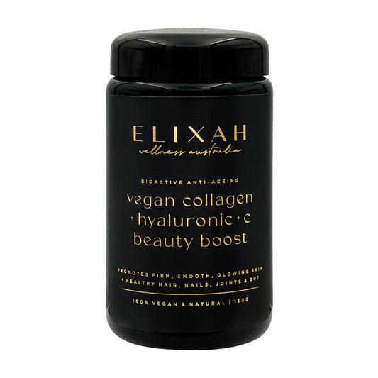 VEGAN COLLAGEN + HYALURONIC + C BEAUTY BOOST - Glass Jar